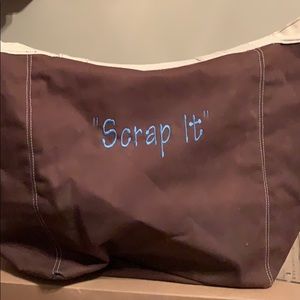 Thirty one never used brown and cream tote -